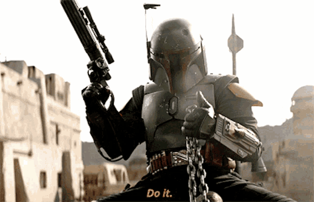 The Book Of Boba Fett Do It GIF
