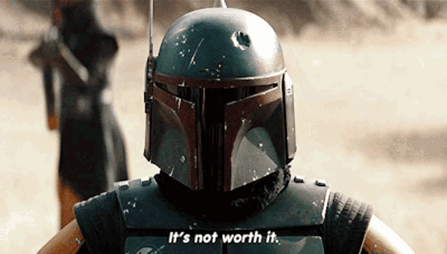 The Book Of Boba Fett Its Not Worth It GIF