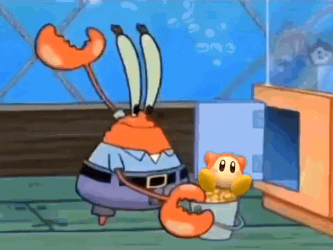 The Dee Squidward GIF