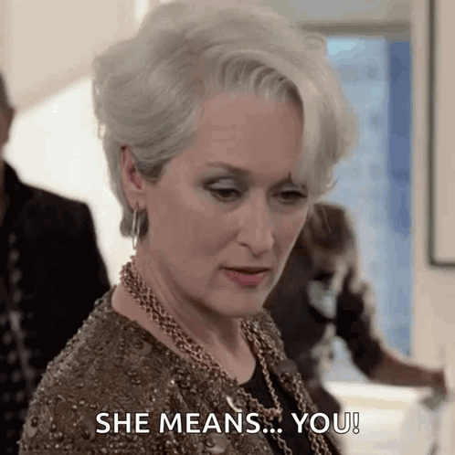 The Devils Wears Prada Miranda GIF. This 498 x 498 animated GIF is part of our miranda priestly collection. Created by Aaroner82. View the original…