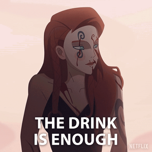 The Drink Is Enough Sigrid GIF