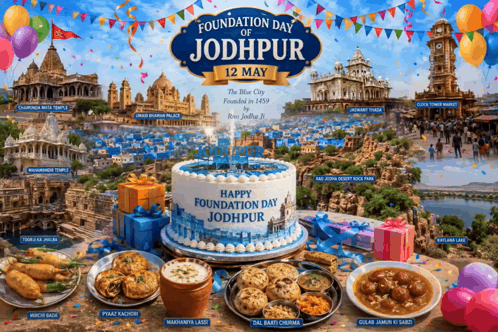 The Foundation Day Of Jodhpur The Blue City GIF