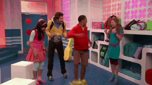 The Fresh Beat Band Shout Spinning Around GIF
