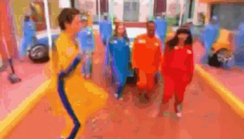 The Fresh Beat Band Twist Dancing Like An Egyptian GIF