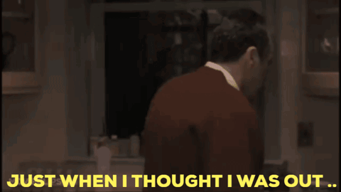 The Godfather Godfather Part 3 GIF. This 480 x 270 animated GIF is part of our just when i thought i was out collection. Created by rabbieburns. View the…