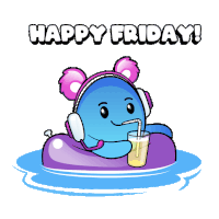 The Grapes Happy Friday Sticker