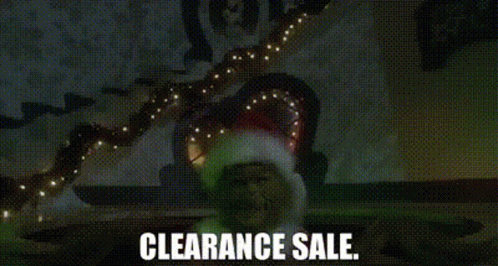 The Grinch Clearance Sale GIF