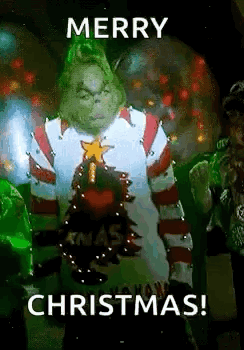 The Grinch I Love Xmas GIF