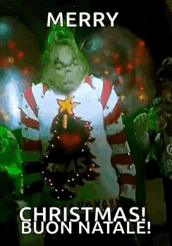 The Grinch I Love Xmas GIF