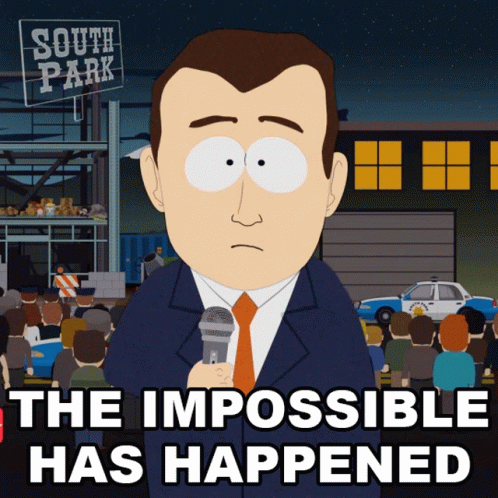 The Impossible Has Happened Tv Presenter GIF