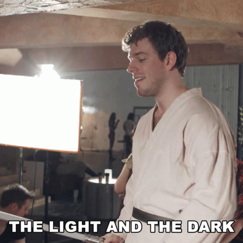The Light And The Dark Corey Vidal GIF. This 498 x 498 animated GIF is part of our gob hello darkness collection. Created by coreyvidal. View the original…