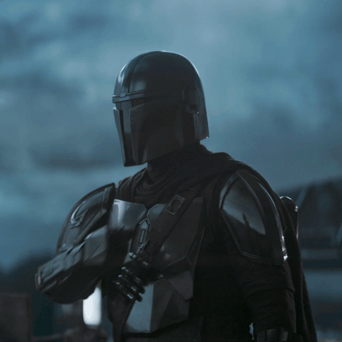 The Mandalorian Mando GIF. This 498 x 498 animated GIF is part of our mandalorian this is the way collection. Related themes include hand on chest, nod…