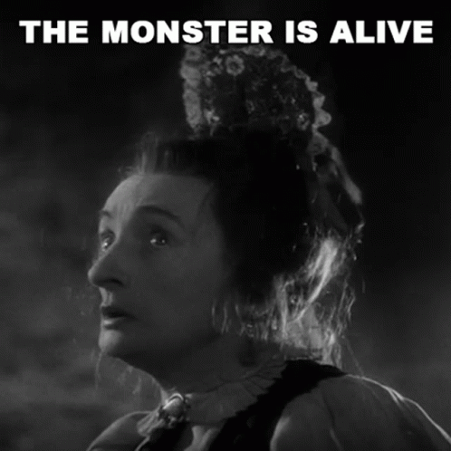 The Monster Is Alive Minnie GIF