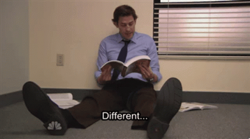 The Office Jim Halpert GIF. This 498 x 278 animated GIF is part of our same same but different collection. Related themes include the office. Created by…