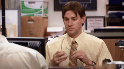 The Office Jim Halpert GIF. This 498 x 280 animated GIF is part of our its happening the office collection. Related themes include the office. Created by…