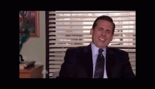 The Office Laugh Hard GIF