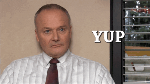 The Office Yup GIF