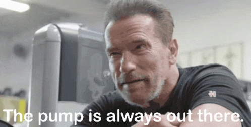 The Pump Is Out There Arnold Schwarzenegger GIF