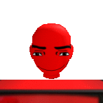 The Red Man The Man Sticker