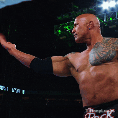 The Rock Cody Rhodes GIF