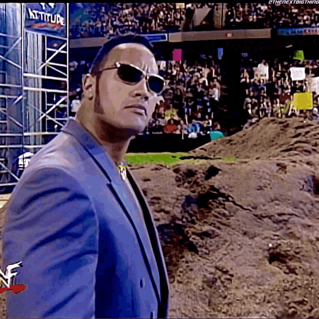 The Rock Eyebrow Raise GIF