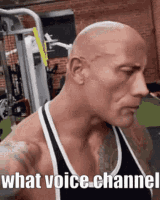 The Rock Voice Channel GIF