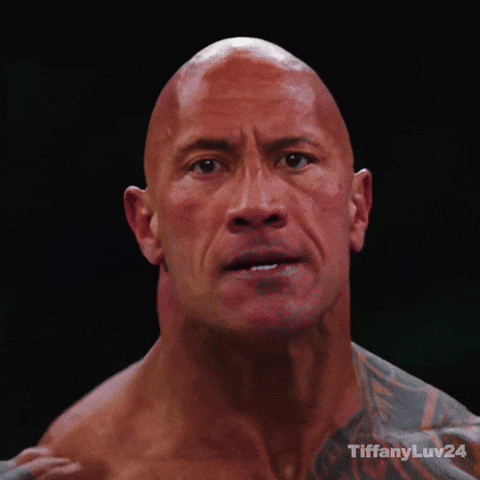 The Rock Wrestlemania 40 GIF
