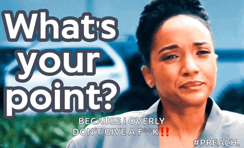 The Rookie Whats Your Point GIF