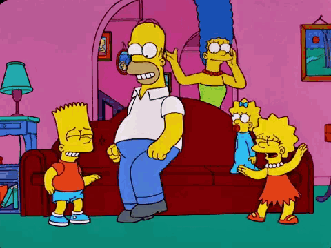 The Simpsons Dance GIF
