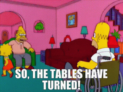 The Simpsons Grandpa Simpson GIF