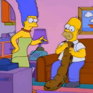 The Simpsons Homer GIF. This 319 x 320 animated GIF is part of our quiero mi bocadillo collection. Related themes include eat, fox, the simpsons. Created by…