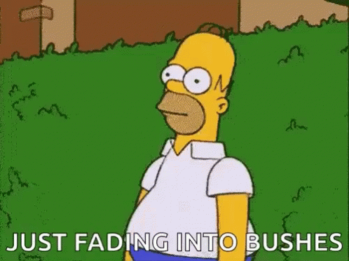 The Simpsons Homer Simpson GIF. This 498 x 372 animated GIF is part of our homer disappearing collection. Related themes include bye, hiding, homer simpson…