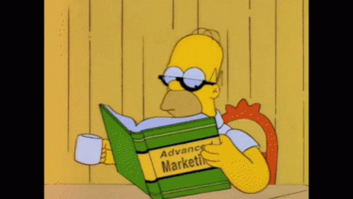 The Simpsons Marketing GIF. This 498 x 280 animated GIF is part of our gattara simpson collection. Related themes include homer simpson, marketing, reading…
