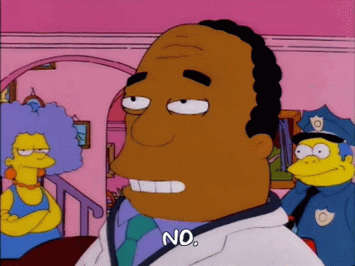 The Simpsons No GIF. This 498 x 373 animated GIF is part of our gattara simpson collection. Related themes include bart simpson, loop, no. Created by…