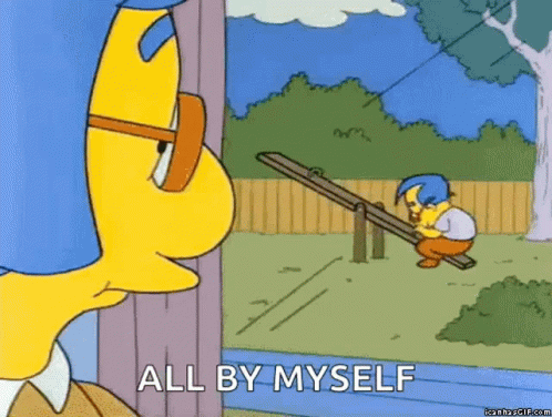 The Simpsons Seesaw GIF