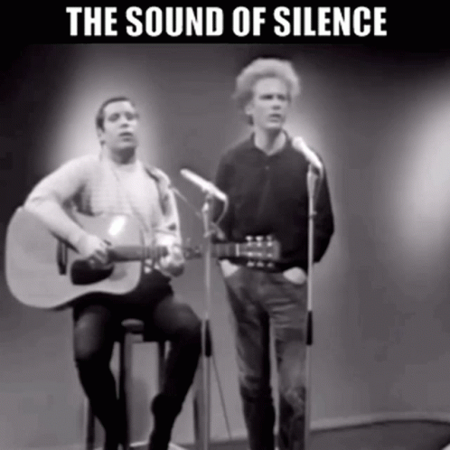 The Sound Of Silence Simon And Garfunkel GIF