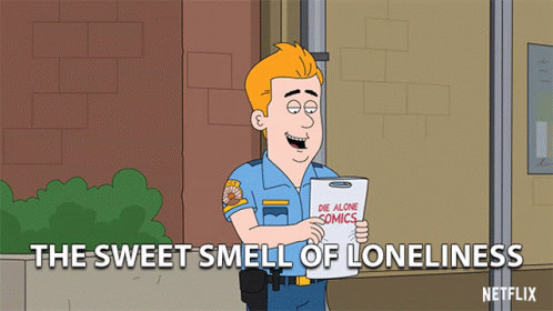 The Sweet Smell Of Loneliness Comic Book GIF