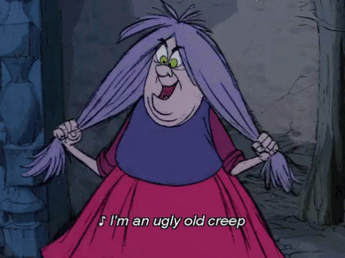 The Sword In The Stone Madam Mim GIF. This 498 x 372 animated GIF is part of our mad madam mim collection. Related themes include happy, jumping. View the…