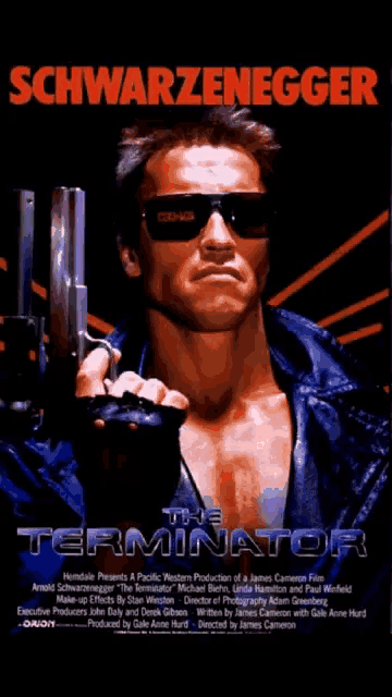 The Terminator Arnold Schwarzenegger GIF