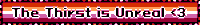 The Thirst Is Unreal Lesbian Sticker