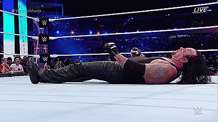 The Undertaker Wrestle Mania GIF
