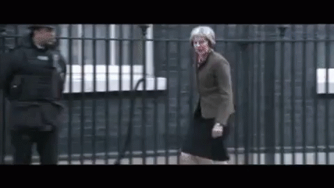 Theresa May Fat GIF. This 480 x 270 animated GIF is part of our theresa may laughing collection. Related themes include middle finger. Created by yagirlT…