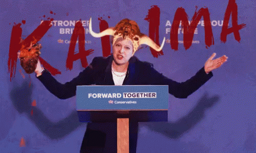 Theresa May GIF. This 498 x 298 animated GIF is part of our theresa may laughing collection. Related themes include devil. View the original animation…