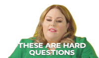 These Are Hard Questions Chrissy Metz Sticker