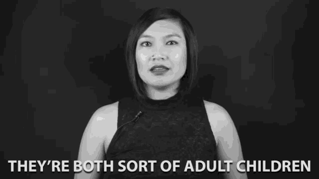 They Are Both Sort Of Adult Children Playful GIF