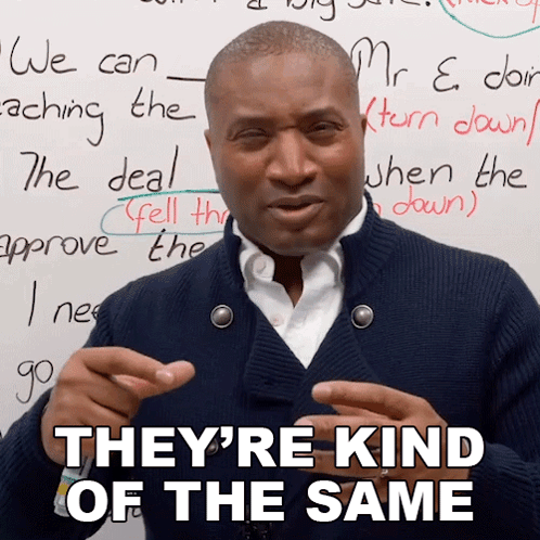 They'Re Kind Of The Same James GIF. This 498 x 498 animated GIF is part of our same same but different collection. Created by engvid. View the original…