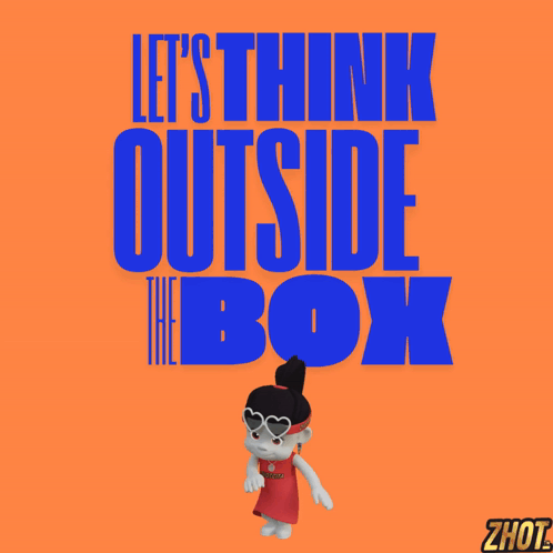 Think Outside The Box Creativity GIF. This 498 x 498 animated GIF is part of our proyecto de innovacion collection. Created by Zhotcita. View the original…
