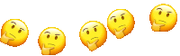 Thinking Emoji Sticker