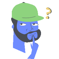 Thinking Question Mark Sticker
