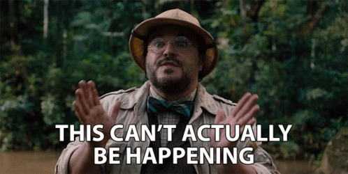 This Cant Actually Be Happening Freaking Out GIF